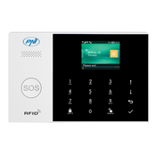PNI SafeHouse HS600 Wifi GSM 4G brezžični alarmni sistem, podpira 90 brezžičnih con in 3 žična območja, združljiv z aplikacijo Tuya Smart, SMS opozorilo, glasovni klic, telefonsko obvestilo