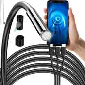 Bigstren endoskopska kamera za mobitel, kabel 2 m, Full HD, IP67
