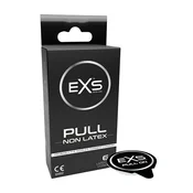 EXS Pull Non-Latex Condoms 6-Pack | Hypoallergenic & Ultra-Thin Design 6EXSPULL