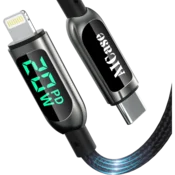 Infostyle Polnilni kabel USB C v Lightning, 5m Črna