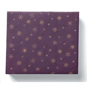 BOŽIČNI PRTIČKI TEMNO VIJOLIČNI 3PLY 33X33CM
