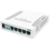 Mikrotik RB260GS (CSS106-5G-1S) 5-port 5x Gigabit PoE RJ45 1x SFP+ smart mrežno stikalo switch