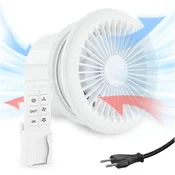 HG POWER dvosmerni kopalniški ventilator z daljincem 100mm