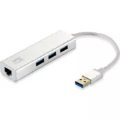 shumee LevelOne Netw USB-vozlišče s 3 vrati, USB-0503