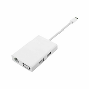 MI USB-C to VGA and Gigabit Ethernet Multi-Adapter