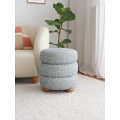 Lessentiel Maison Tabure 42x44x42cm, Plavo-Sivo