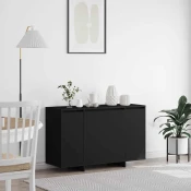 Kreveta Crna 120 x 41 x 75 cm Konstruirano drvo