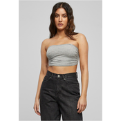 Womens Bandeau Top Grey