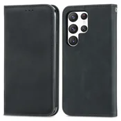 Črna Elegantna Flip torbica (Samsung Galaxy S23 Ultra)