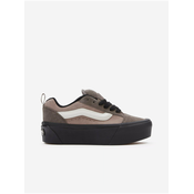 Womens grey suede sneakers VANS Knu Stack - Womens