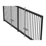 Kompletné balkónové konštrukcie (2 kusy) - montáž rovnobežne s rovinnou zábradlia.