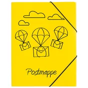 PAGNA Poštna mapa PAGNA, DIN A4, PP, rumena, s potiskom motiva, (21651615)