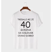 MAFIMI Majica Trebalo mi je 40 Godina, Bela