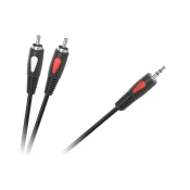 CABLETECH Uticnica 3,5 mm - 2RCA 1m Eco-line KPO4004-1