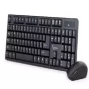 KBS W 01 Gembird 2.4 GHz Slim Bezicni mis + tastatura US layout black