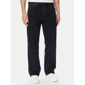 Calvin Klein Jeans Jeans hlače LV040EM716 Črna Straight Fit