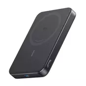 Anker Prijenosna baterija MagGo, Slim, 10000 mAh, 15W, Wireless, Qi2, Black
