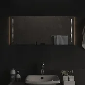 shumee vidaXL Kopalniško ogledalo z LED diodo, 90 x 40 cm