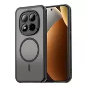 Hibridni ovitek HaloFrost II MagSafe za Xiaomi Redmi Note 15 Pro Plus/Poco M8 Pro - black