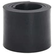 Vidaxl Gumijast rob za snežni plug črne barve 150x15x1 cm