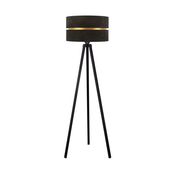 Duolla - Podna lampa DUO 1xE27/60W/230V precnik 44 cm crna/wenge