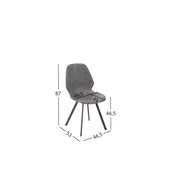 Homestar Stol Helena sivi