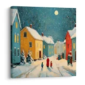 Slika mirna božična noč - 40x40