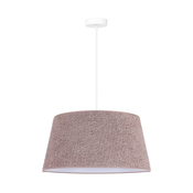Duolla - Luster na sajli BOUCLE 1xE27/15W/230V precnik 50 cm smeda