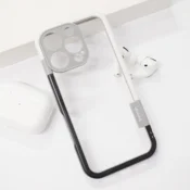 Maska Wolmtt Bumper za iPhone 16 Pro Max siva