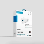 Ttec punjac za auto 1xUSB (QC 3.0) + MicroUSB 1,2m kabel