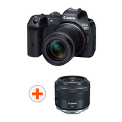Kamera bez ogledala Canon - EOS R7, RF-S 18-150mm IS STM, Black + Objektiv Canon - RF 35mm f/1.8 IS Macro STM