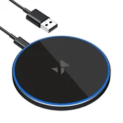 WOZINSKY Wozinsky WLI-01Y Qi brezžični polnilnik, 15W, USB-C - črn