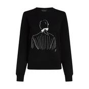 Karl Lagerfeld Majica črna/bela