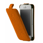 Nobrand Torbica INDIGO Flip za iPhone 5 - oranžna