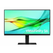 Monitor SAMSUNG LS24D600UAUXEN 24/IPS/2560x1440/100Hz/5ms GtG/HDMIx2,DP,USB,LAN/Pivot,visina/crna