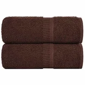 Rucnici za goste FROGN 2 kom. Smedi 30x50 cm 360 g/m2