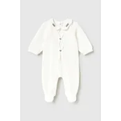 Mayoral Newborn  hlače z naramnicami (z nogicami) za dojenčke z bombažem