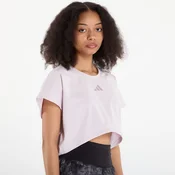 Majice adidas Primelift Workout Cropped Boxy 3-Stripes Tank Ice Purple XS