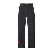 Ed Hardy Kavbojke  svetlo zelena / rdeča / črn denim / bela