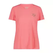 CMP WOMAN T-SHIRT, maja ž.kr poh, roza 38T6656