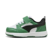 Puma Rebound v6 Lo Toddlers Sneakers, White, Size 25, Shoes
