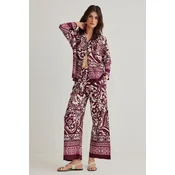 Trendyol Pink Woven Bottom-Top Set