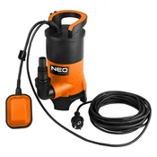 Potopna črpalka za umazano vodo 400W, 8000 L/H