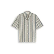 TOM TAILOR DENIM Srajca  kremna / modra / pastelno zelena