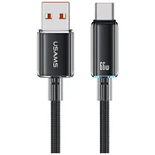 USAMS USAMS USB-A NA USB-C KABEL 6A 1,2M ZA TELEFONE HITRO POLNJENJE 6A