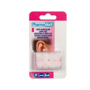 Pharmadoct wax caps + transparent container in 8-piece blister pack
