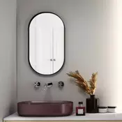 Ogledalo za kupatilo Puno 40x70cm black