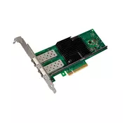 X710DA2BLK - Internal - Wired - PCI Express - Fiber - 10000 Mbit/s - Black - Green - Stainless steel