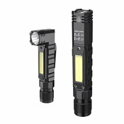 Superfire G19 multifunction flashlight, USB, 200lm, 200m (6956362931534)