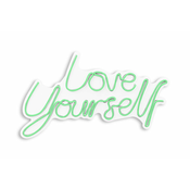 Wallity Dekorativna plastična razsvetljava Led, Love Yourself - zelena